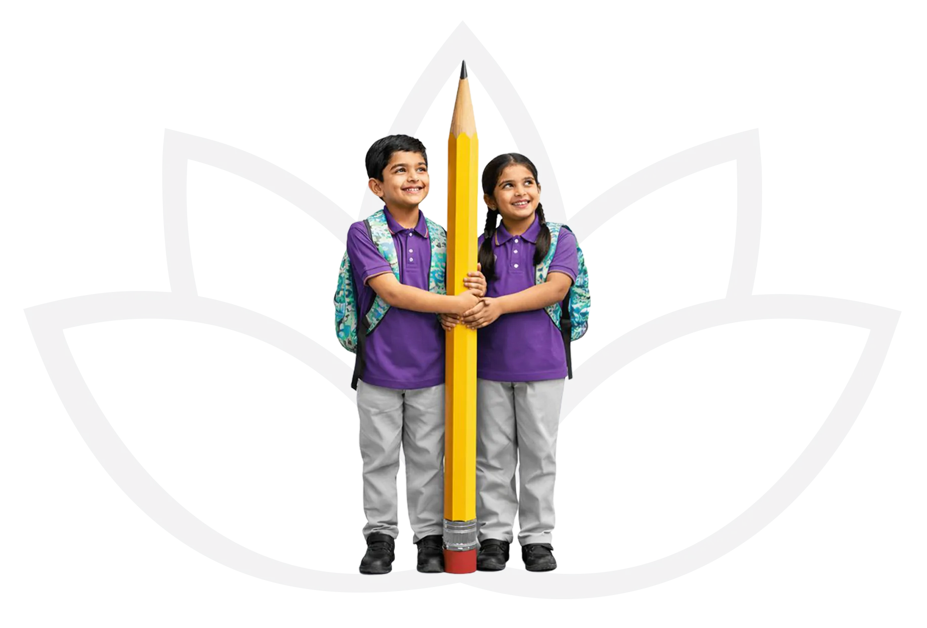 Students with pencil